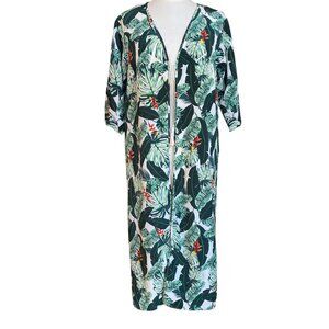 Rachel Zoe | Kimonos & Yukatas | Rachel Zoe Grey Snake Print Sheer Long  Kimono Dusterswim Cover Up One Size | Poshmark